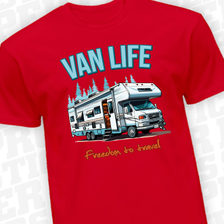 Van Life - koszulka czarna